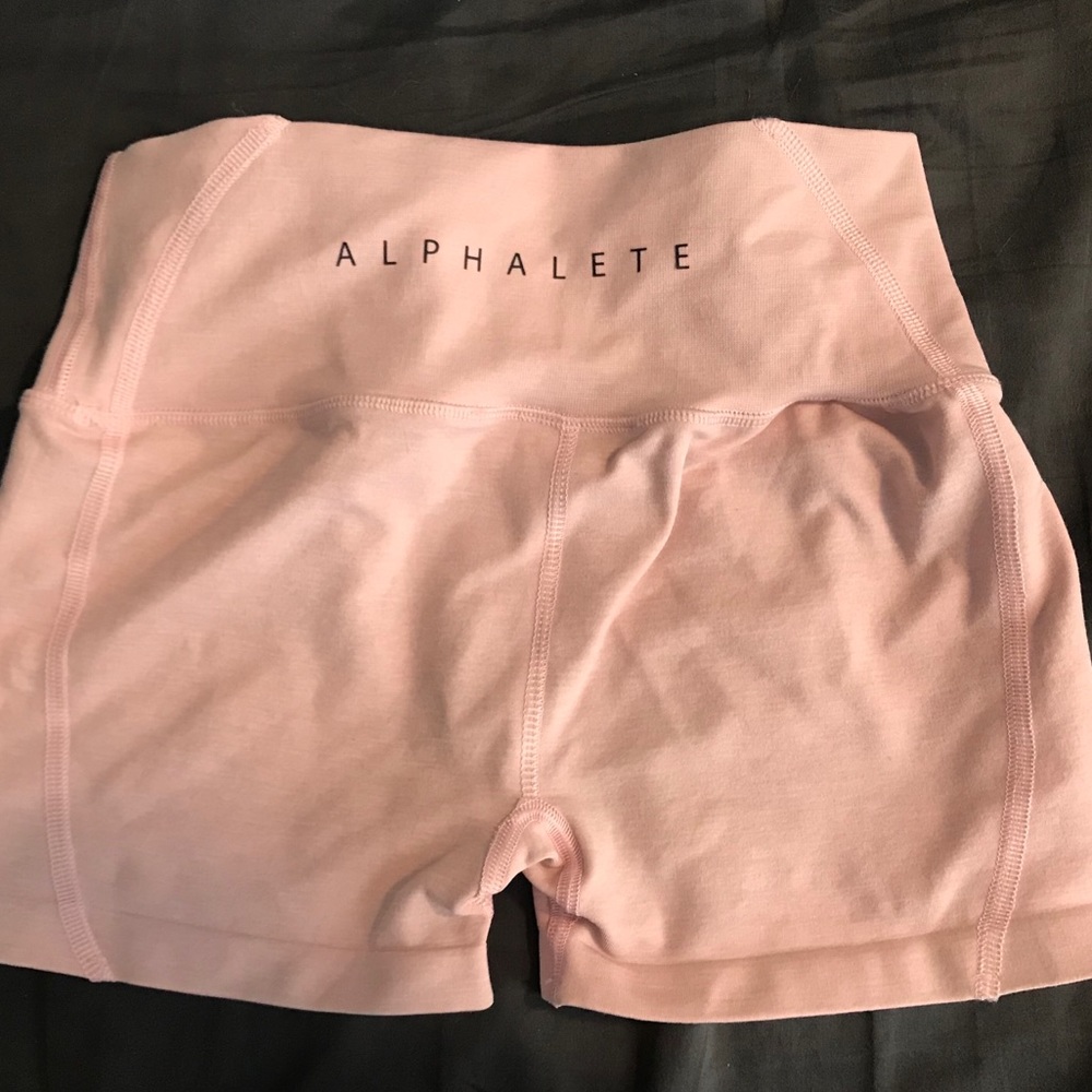 Alphalete pink shorts